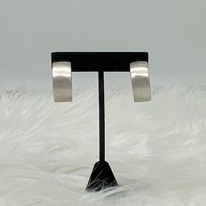 Vintage Silver Hoops